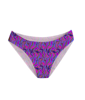 Psychedelic Neons High-Rise Modal Brief