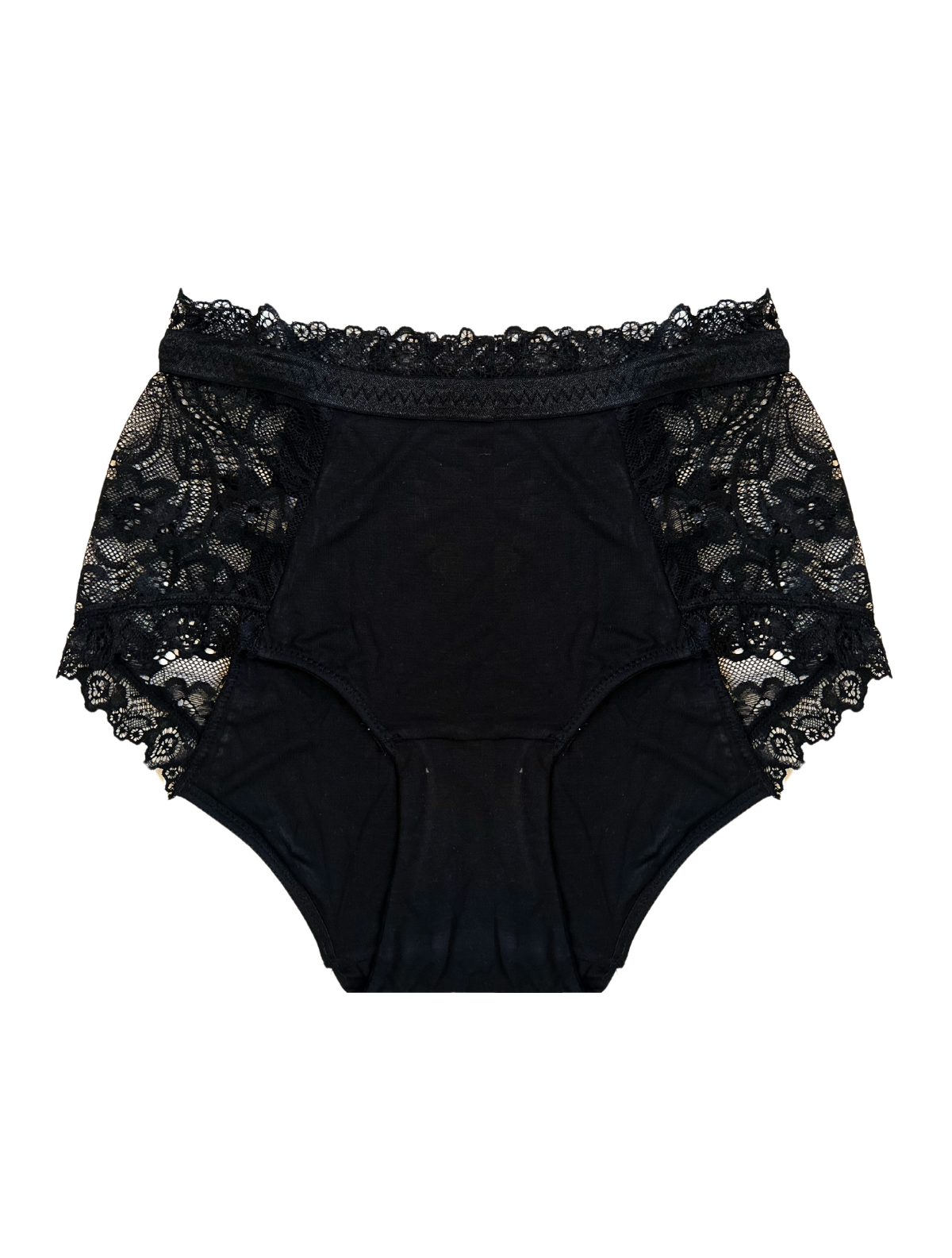 Knotty Underwear - Women's Underwear 6 Pack - Black Briefs High Waisted  Underwear for Women